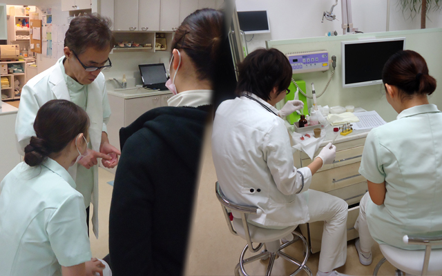 徳島県鳴門市 とみなが歯科医院｜自主訓練を行っています